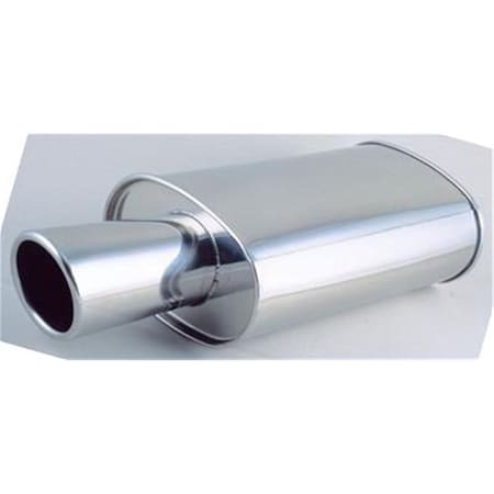 Vibrant 1042 4 In. Oval Exhaust Muffler V32-1042